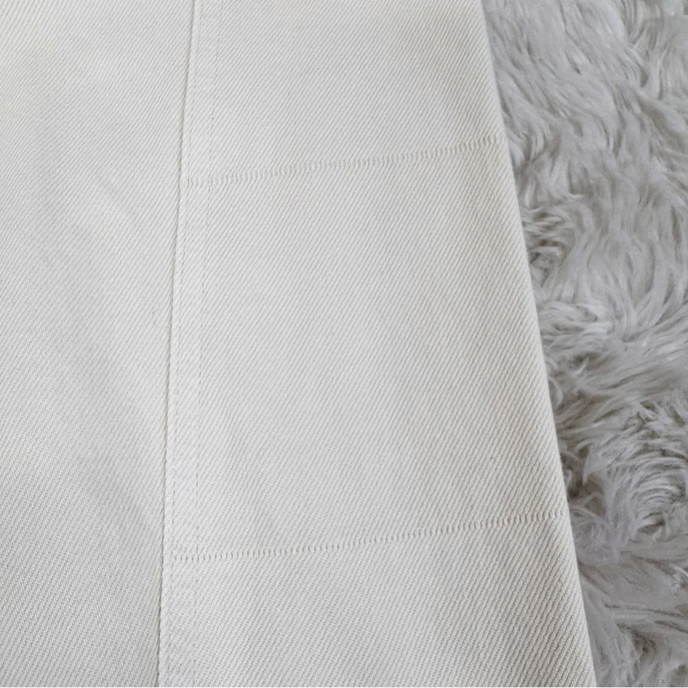APIECE APART Meridian Straight Leg Relaxed Jean Size 30‎ Ecru Cream High Waist